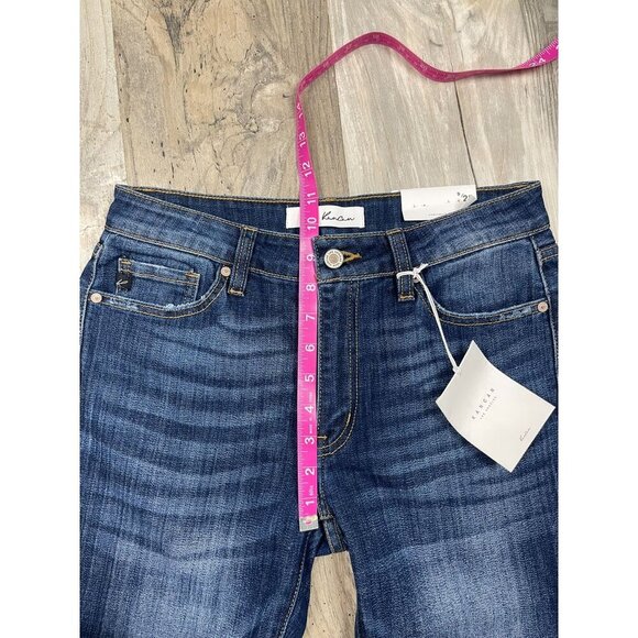 NEW KanCan Mid Rise Super Skinny Jeans 9 28 Dark Wash - Picture 7 of 8